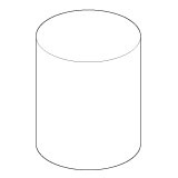 Aandrukdop Cassese Geel rond