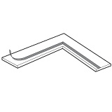 Passepartout biesjes 3mm/72mtr