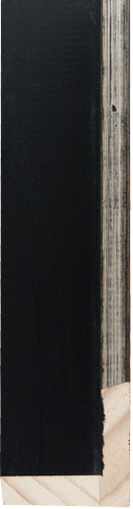 Baklijst zwart/zilver, 10 4137-74