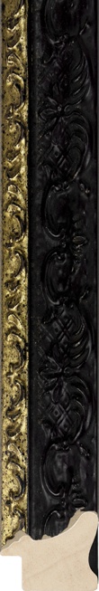 Fenice ornament zwart goudbies 30 0761/589