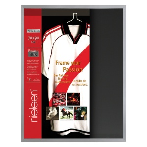 Frame Box mat zilver 70x90cm (plexi)