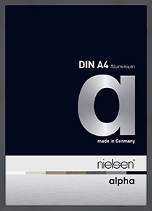 Alpha Glossy Dark Grey 21 x 29,7cm