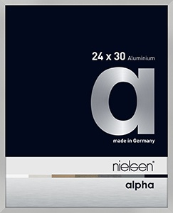 Alpha Frosted Silver 24 x 30cm
