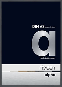Alpha Glossy Dark Grey 29,7 x 42cm