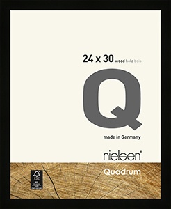 Quadrum Black 24 x 30cm