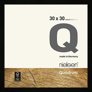 Quadrum Black 30 x 30cm